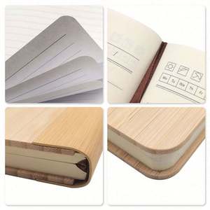 Ensemble cadeau de carnet de notes de luxe personnalisé A5 en bambou écologique durable 2025 avec stylo et tasse d'affaires, logo personnalisé - Product Image 2