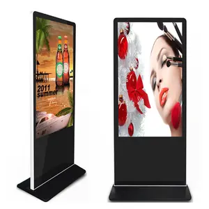 65 Inch Android Wifi 4K Floor Stand IR Touch Screen Supplier Digital Signage Free Alone Lcd Kiosk Monitor Advertising Player