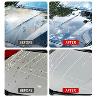 Cera en Aerosol para Autos con Revestimiento Cerámico 3 en 1, Lavado sin Agua, Detallado, Alto Brillo, Líquido Transparente, Protección de Pintura