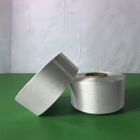 Vente Flash Fil FDY 100% Polyester Recyclé Blanc Brut 120D/96F Plus Résistant et Plus Durable