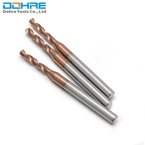 DOHRE Tungsten Solid Carbide Bronze Coated CNC Drill Bit Drilling Drill Bits For Wood
