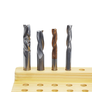TCT End Mill for Wood Spiral Roughing Cutter With Groove Chip Removal - Product Image 2