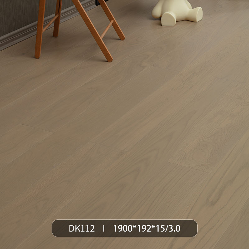 DK112 oak surface 3mm light gray pure three layers