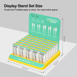 Năm loại cáp khác nhau điện thoại thông minh hiển thị hộp PP với Micro Loại C Cáp USB cho iPhone C đến C Cáp cho iPhone Set - Product Image 3