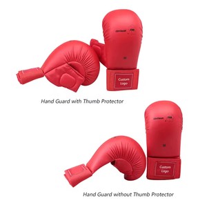 Set Protezioni per Arti Marziali Karate <span class=keywords><strong>Taekwondo</strong></span> con <span class=keywords><strong>Guanti</strong></span> da Combattimento e Corpetto Protettivo - Product Image 2