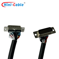 Kit de câblage électronique automobile personnalisé avec connecteur D-SUB, assemblage de câbles en cuivre professionnel, homologué 24V pour voitures et camions