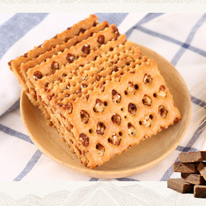 Craquelins en vrac au sucre <span class=keywords><strong>brun</strong></span>, forme nid d'abeille, saveur graines de chia, 40% de matières grasses, 500g - Product Image 6