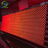 Module d'affichage LED pour panneau publicitaire numérique extérieur P10 rouge 32x16 points, étanche, fabriqué par TS Manufacturer DIP546