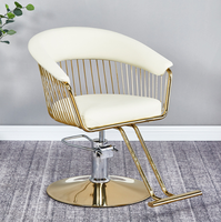 Fauteuil de Barbier Moderne en Cuir PU Inclinable et Durable pour Salon de Coiffure Professionnel