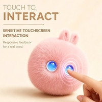 Produit phare : Compagnon de bureau IA Lapin, Robot poupée compagnon émotionnel à dialogue intelligent, Jouet en peluche éducatif et Pendentif
