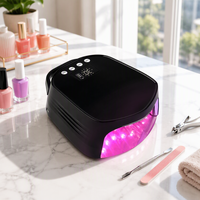 Ensemble de manucure professionnelle de haute qualité, Machine pour les ongles, Rechargeable, sèche-ongles, lampe UV LED, 96W, 1 kit