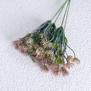 CallaFloral Ramo de Trébol Artificial de Nueve Ramas, Color Morado, Plástico, Decoración para Bodas, Decoración para el Hogar - Product Image 3