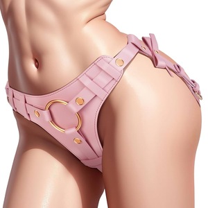 2025 nouvelle sangle sur gode harnais réglable femmes bas <span class=keywords><strong>culotte</strong></span> avec joints toriques en métal SM Bondage portable pour hommes - Product Image 2