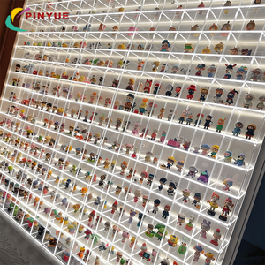 Boîte d'exposition en plexiglas éclairée par LED personnalisée, grande vitrine transparente en acrylique pour figurines de collection, boîte mystère - Product Image 2