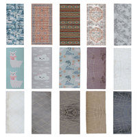 Machine Washable and Foldable 2x5 Runner Rug Vintage Distressed Kitchen Mat