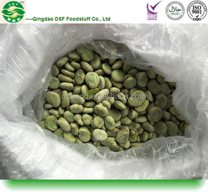 HACCP chino productos congelados a granel verde fresco IQF Fava pelado Frozen Broad Bean