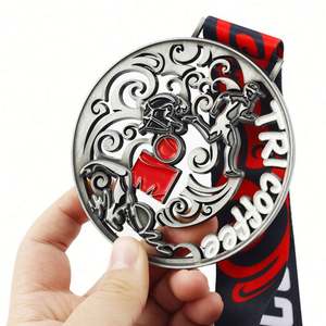 Custom Zinc Alloy Award Marathon Running Football Judo Soccer Taekwondo Gymnast Blank Gold Metal Sport Medal - Product Image 6