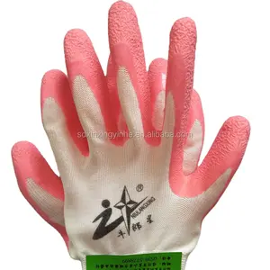 13 г нейлоновые садоводческие рабочие цветные латексные перчатки защитные перчатки