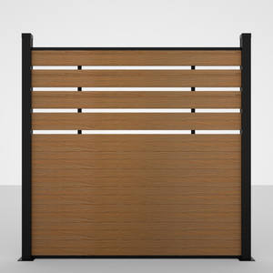 Clôture extérieure en WPC moderne, panneaux <span class=keywords><strong>de</strong></span> clôture <span class=keywords><strong>de</strong></span> jardin en WPC <span class=keywords><strong>de</strong></span> 8 pieds, panneaux <span class=keywords><strong>de</strong></span> clôture en WPC imperméables à co-extrusion, surface gaufrée pour l'extérieur - Product Image 6