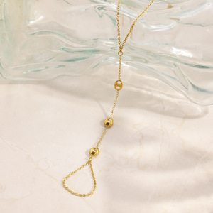 Pulsera de Acero Inoxidable con Hebilla de Nariz de Cerdo, Chapada en Oro de 18k, Diseño Minimalista, Resistente al Agua, Cadena Trasera - Product Image 3