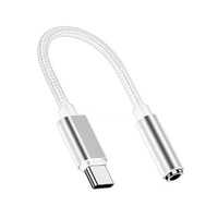 Adaptateur Jack Casque Type-C vers 3,5 mm Adaptateur Jack Type-C vers 3,5 mm Adaptateur de Décodage Numérique USB C DAC