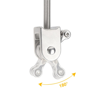 Perno de Suspensión de Acero Inoxidable de Alta Resistencia con Placa Base Cuadrada para Columpio de Exterior, Silla de Columpio, Parque, Jardín - Product Image 6