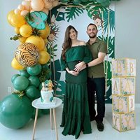 Décorations de fête prénatale vert sauge, cadre doré vert sauge, boîte de fête prénatale, lettres dorées pour bébé, parfait pour la révélation du sexe garçon fille