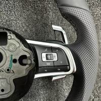 Für VW Passat Golf 7 MK7 Mk7.5 Polo Tiguan Jetta GTI Meistverkauftes Ersatz-Lederlenkrad Rundes Lenkrad