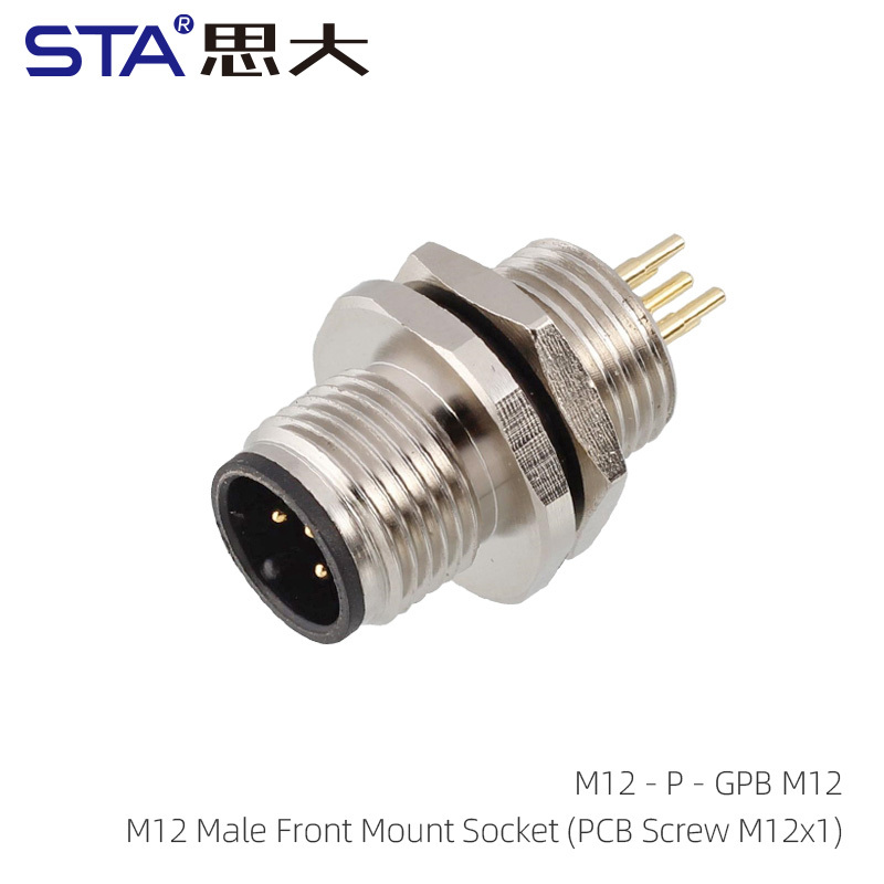 Front Mount Male M12