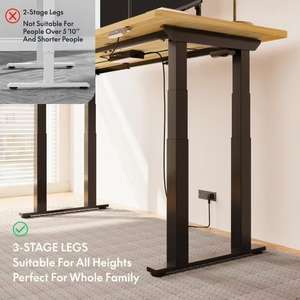 <span class=keywords><strong>Bureau</strong></span> assis-debout <span class=keywords><strong>FlexiSpot</strong></span> E7 Plus, capacité de charge 250 kg, double moteur, cadre réglable en hauteur sur 3 niveaux, table de conférence, <span class=keywords><strong>bureau</strong></span> à domicile, <span class=keywords><strong>bureau</strong></span> de direction - Product Image 4