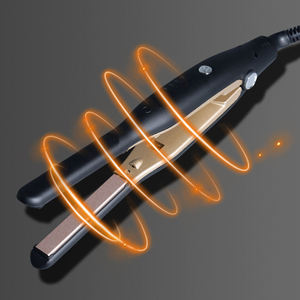 Petite attelle multifonctionnelle pour hommes et femmes, bâton de <span class=keywords><strong>cheveux</strong></span> bouclés et <span class=keywords><strong>ondulés</strong></span>, <span class=keywords><strong>fer</strong></span> plat <span class=keywords><strong>à</strong></span> <span class=keywords><strong>lisser</strong></span> <span class=keywords><strong>à</strong></span> régulation de température en céramique 3D - Product Image 2