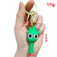 Vente en gros Sprunki Rhythm Box Porte-clés Figurines liées au jeu Pendentifs et petits cadeaux