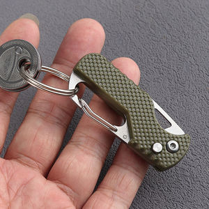 Bochen 3 en 1 bouton poussoir ouvert corde coupe-ceinture mousqueton porte-clés sauvetage d'urgence Camping alpinisme outils EDC <span class=keywords><strong>Kit</strong></span> - Product Image 4