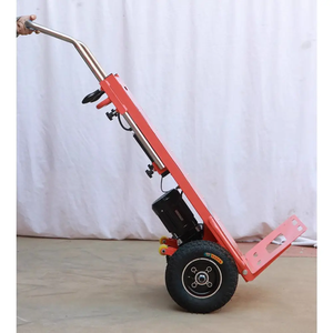 Keranjang troli panjat tangga elektrik 200kg beban kayu lapis Aluminium Platform pemanjat truk tangan untuk alat kargo OEM dapat disesuaikan - Product Image 5