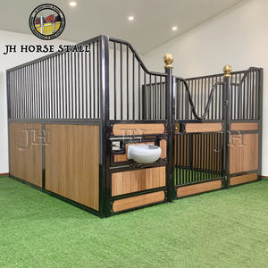 प्रमाणन फार्म घुड़सवारी स्थिर थोक उत्पादों के घोड़े के उपकरण गैर विषैले पाउडर लेपित सतह के साथ ठोस घोड़े के स्टॉल - Product Image 1