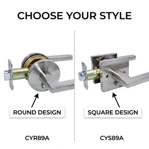 Cerradura <span class=keywords><strong>de</strong></span> Puerta <span class=keywords><strong>de</strong></span> Baño con Liberación Rápida, Función <span class=keywords><strong>de</strong></span> Privacidad, Operada con Llave, Aleación <span class=keywords><strong>de</strong></span> Zinc y Acero Inoxidable - Product Image 2