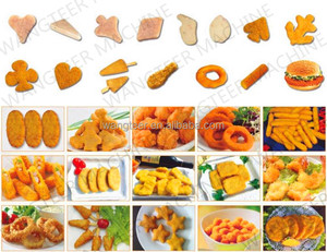 Ligne de production automatique de galettes de poisson, de viande, de hamburgers, de nuggets de poulet, machine à former des hamburgers - Product Image 2