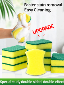 Bán hàng giá cả hợp lý cellulose nén miếng bọt biển sinh thái thân thiện bọt biển cho các món ăn làm sạch gói - Product Image 2