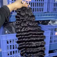 Extensions de cheveux humains vierges bouclés pré-bouclés pour tresses au crochet, lots de mèches sans nœuds Miracle Knots, extensions au crochet bouclées