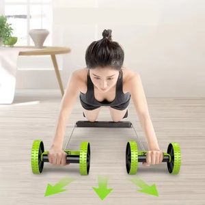 CW ABW017 Roue d'entraînement abdominale multifonction pour la maison <span class=keywords><strong>avec</strong></span> bande de résistance à rebond - Product Image 4