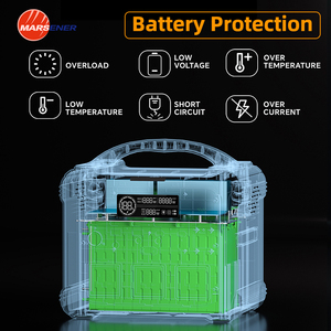 1200W <b>Solar</b> Generator 1100Wh Portable Station UPS 220V Lithium Ion MPPT Pure Sine Wave Flashlight for Household Outdoor - Product Image 3