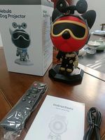Nouveau astronaute LED nébuleuse lampes Laser atmosphère veilleuse Rechargeable magnétique aspiration masque étoiles espace chien projecteur