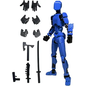 T13 Action Figure hareketli renkli çok eklem aksiyon figürü 3d baskılı Robot tam artikülasyon 3d baskı modelleri ile