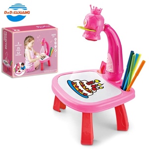 DADIファクトリー STEM教育 動物柄 キッズお絵かきテーブル おもちゃ ドローイングボード 子供用 LEDプロジェクター アートお絵かきテーブル おもちゃ キッズ - Product Image 3