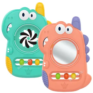 DADI OEM/ODM Cute Dinosaur 2023 Baby Mobile Phone Toy Baby Toy Rattle Ring Plastic Baby Phone Rattle