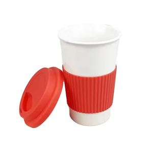 Tasses à café de voyage personnalisées en gros, mugs résistants aux hautes températures, tasses en céramique double paroi avec couvercles - Product Image 4