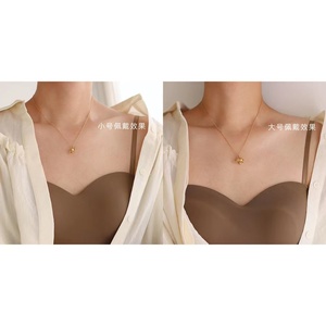 Collares con Colgante de Elefante Chapados en Oro para Mujeres y Niñas, Joyería - Product Image 6