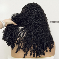 Perruque bouclée birmane 13x6 en dentelle, densité 250 %, super double drawn, cheveux humains naturels de qualité supérieure, pointes en spirale, pour femmes noires