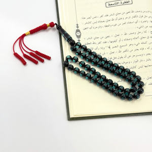 Cuentas de Oración Islámicas, Brazalete, Cuentas de Resina de 10 mm, 51 Piezas, Musulmán, Imam Sobha Kir, Bebida de Jarabe Blanco, Misbaha <span class=keywords><strong>Tasbih</strong></span> Rosario - Product Image 3