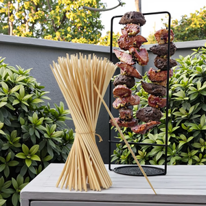 Divers bâtonnets d'encens en bambou Zixe imprimés avec logo personnalisé bâtonnets de viande droits et ronds pour cuisine d'extérieur en vente - Product Image 1